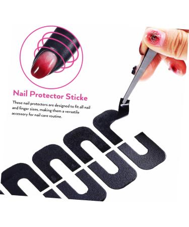 FRCOLOR 500 Sheets Nail Art Anti Spill Stickers Cuticle Protection for Nail Polish Nail Protection Stickers Nail Protection Cover Nail Protection Nail Polish Tape 3.00X2.50X0.10CMx5pcs As Shown X 5 Pieces - Buy Online on GoSupps.com