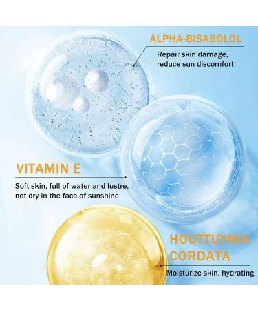 Vitamin E Face Sunscreen SPF 50 PA+++ Anti-Age SPF 50 Cream Face Cream SPF 50 Face Sunscreens UVA/UVB Protection Broad-Spectrum Calm Soothing Non-Greasy Lightweight Waterproof - Buy Online on GoSupps.com
