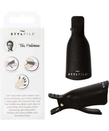 STYLFILE Gel Nail Polish Remover Clips Original - Acetone Soak-Off Clip UV Gel Shellac Varnish Removal Set - Buy Online on GoSupps.com
