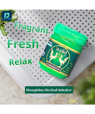 Buy Hongkhu Traditional Thai Herbal Inhaler (Pack of 6) Natural Relief for Respiratory Health | International Shipping Available - Buy Online on GoSupps.com