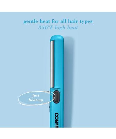 Conair Mini Dual Deluxe Styler - 2-in-1 Styler for Curls, Waves, and Straightening | On-The-Go Styling | 1 Count - Buy Online on GoSupps.com