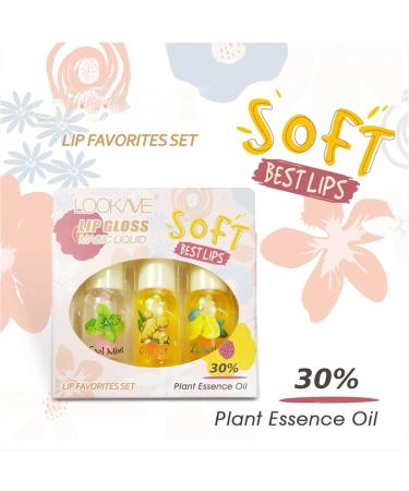  LINGJIONG Magic Lip Oil | Moisturizing Lipstick for Color Lip Plumper Tinted Oil Kit for Women - Buy Online on GoSupps.com