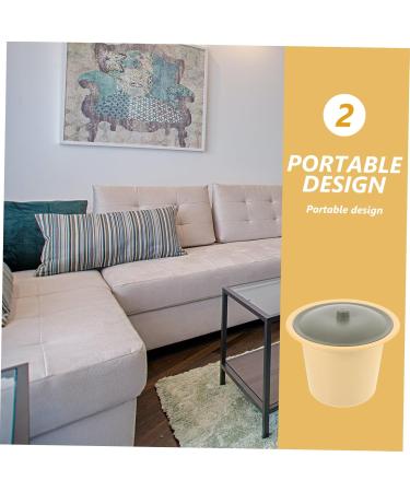 Buy Spittoon Urinal - Convenient Plastic Pee Cup for Men & Women | Night Urine Pot with Lid - Ideal Chamber Pot for Home Use - Buy Online on GoSupps.com