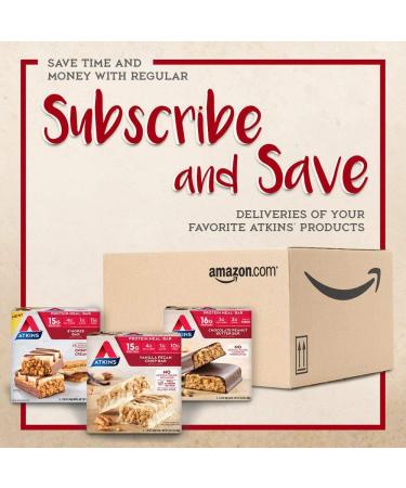 Atkins Birthday Cake Protein Meal Bar 5 Count (Pack of 6) | Almond Butter, Keto-Friendly - Buy Online on GoSupps.com