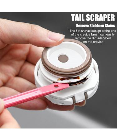 2 Bottle Scrub Brush Reusable Bottle Straw Brush in Different Size - Long Straw Cleaning Brush for Tumblers Drinking Glasses Strews Aezon 2 Pcs Pink - Buy Online on GoSupps.com