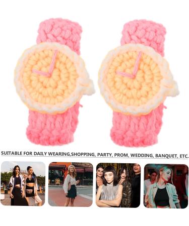 COHEALI 4 Pcs Woven Watch Initial Bracelets for Couples Matching Bracelets for Couples Matching Watches for Couples Wave Rope Bracelet Watch Bracelet Accessories Yarn Men and Women Strap Assorted Color 3x2pcs 19.5X4.5X1CMx2pcs - Buy Online on GoSupps.com