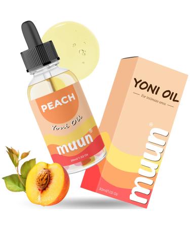 Natural Yoni Oil - Ph Balance and Wetness Moisturizer and Soothes - Vaginal Odor Eliminator Hygiene Intimate Deodorant for Women Herbal Blend Feminine Oil (Peach)