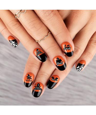 Whaline Fall Halloween Nail Art Stamping Plate Kit - Set of 6 Pumpkin Ghost & Plaid Designs for DIY Manicure | Perfect for Autumn & Thanksgiving - Buy Online on GoSupps.com