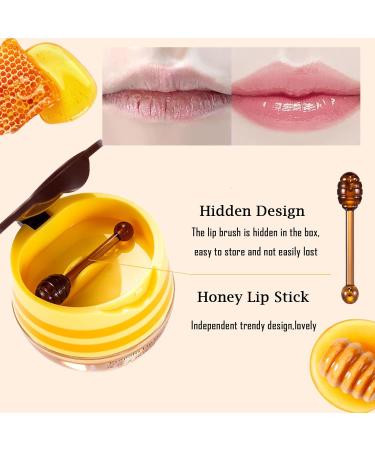Lip Mask Honeybalm Lip Balm Propolis Moisturizing Lip Care Cream for Day&Night Lip Care Lip Line Reduce Hydrate & Plump Dry Chapped Lips - Buy Online on GoSupps.com