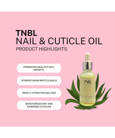 TNBL Lemon Nail & Cuticle Oil Dropper 30ml - Hydrating and Nourishing Formula - Buy Online on GoSupps.com
