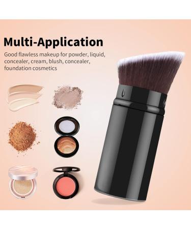 Buy Falliny Retractable Foundation Makeup Brush - Travel-Friendly Kabuki Brush for Liquid Cream & Powder - Perfect for Flawless Finish - International Shipping Available - Buy Online on GoSupps.com