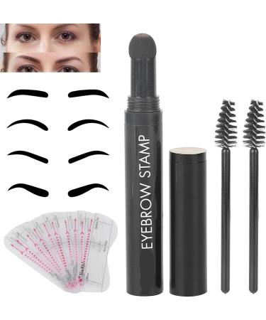 Eyebrow Stamp Shaping Kit for Eyebrow Shape with 10 Stencils and Soft Pen Easy to Use Multifunctional for Eyeshadow Hairline and Face Defects - Buy Online on GoSupps.com