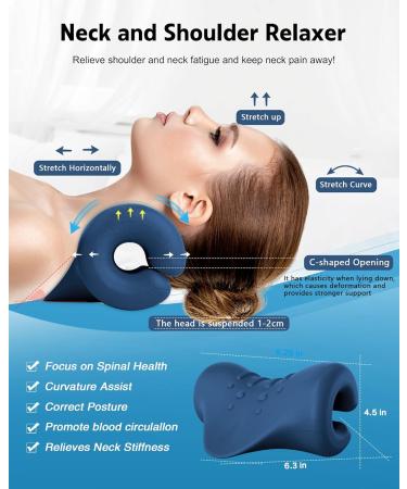 Genetic Relaxation Pillow - Portable Cervical Traction Device for Neck & Shoulder Pain Relief | International Shipping - Buy Online on GoSupps.com