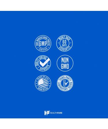 HealthFare Magnesium Glycinate 500mg | 240 Veg Capsules | High-Absorption Chelated Magnesium | Gluten-Free | Non-GMO | Made in The USA - Buy Online on GoSupps.com