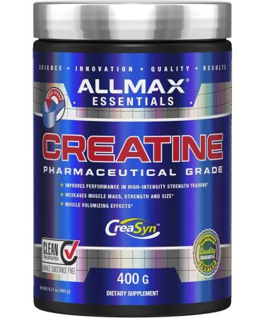 ALLMAX Nutrition - Creatine Monohydrate Micronized Creatine Powder for Strength and Muscle Recovery Gluten Free & Fast Absorbing 400g & ZMX2 90 Count - Buy Online on GoSupps.com