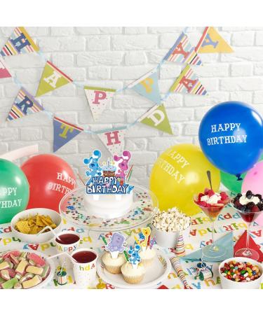 Shijie Blues Dog Cake Topper - 25PCS Cartoon Dog Birthday Decorations - Buy Online on GoSupps.com