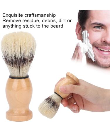 Premium Composite Wood Shaving Brush | Ideal for Salon & Travel Use | Perfect Beard Grooming Tool - Buy Online on GoSupps.com