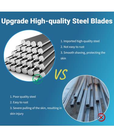 Best Razor Blades Refill for Mach 3 - 16PC Upgrade Universal 3-Layer Men's Shaving Blades - Buy Online on GoSupps.com