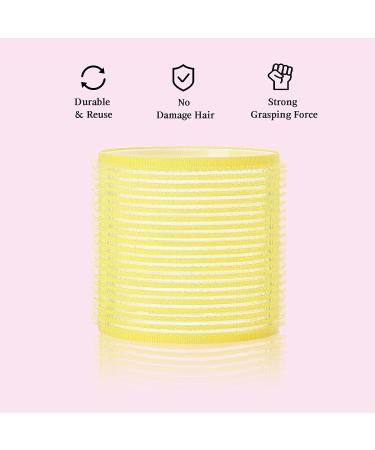 Bestienoly 29Pcs Hair Rollers for Long Hair | Velcro Rollers for Hair Curlers | Jumbo Large Roller Set with Clips and Comb | Self Grip Rollers for Long Medium Short Thick Fine Hair - Buy Online on GoSupps.com