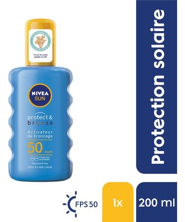 NIVEA SUN Spray Protecteur activateur de bronzage Protect & Bronze FPS 50 - Buy Online on GoSupps.com