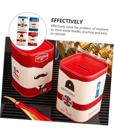 Magiclulu 4-Piece Blade Recycling Box | White Waste Container for Razor Blade Storage & Organization - Buy Online on GoSupps.com