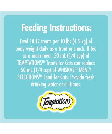 TEMPTATIONS Mix-Ups Adult Cat Treats Tuna Shrimp Salmon 180g Pouch (10 Pack) 180 g (Pack of 10) Tuna - Shrimp - Salmon - Buy Online on GoSupps.com
