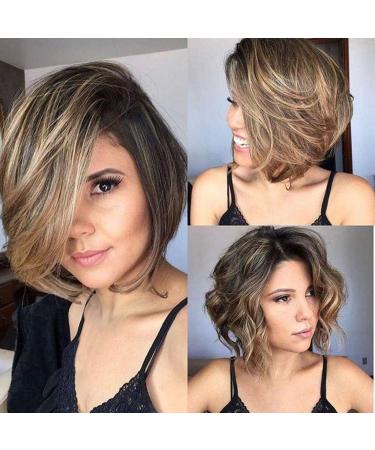 Shop Kashyk Women s Natural Blonde Short Wavy Wig | Curly Synthetic 11.8 Inches for Everyday Cosplay & Parties - Buy Online on GoSupps.com