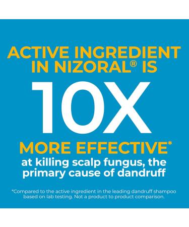 Nizoral Anti-Dandruff Shampoo 1% Ketoconazole Fresh Scent 14 fl oz - Effective Dandruff Treatment - Buy Online on GoSupps.com