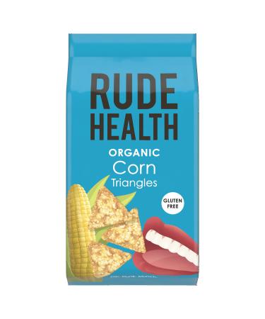 Rude Health Rude Health 6 x 100g Organic Gluten Free Award Winning Healthy Vegan Triangular Crackers 100% Recyclable Packaging