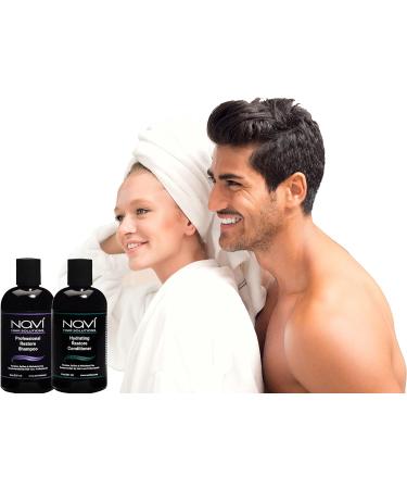 Navi Professional Hair Growth Shampoo and Conditioner Set DHT Blocker for Thinning Hair and Hair Loss Sulfate Free and Safe for Color Treated Hair Hair Regrowth for Men and Women 2x237 ml 473.2 ml (Pack of 1) - Buy Online on GoSupps.com