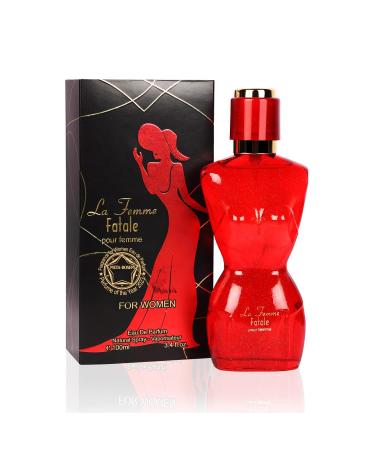 META-BOSEM La Femme Fatale Eau De Parfum Spray Perfume for Women - Sweet Scent with Vanilla Notes - Sensual Fragrance Bottle Collection Great Holiday Gift 3.4 Fl Oz/100Ml