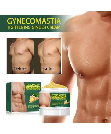 4 Pieces Solipac Gynecomastia Tightening Ginger Cream for Men | Natural Aloe Slimming & Chest Cellulite Reduction Cream - International Shipping - Buy Online on GoSupps.com