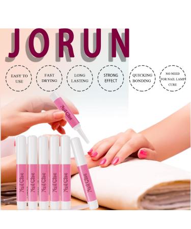 10 PCS Nail Glue Extra Strong for Press On Nails Long Lasting Fake Nail Flue for Acrylic Tips Quick Dry & No UV Light False Nail Glue for Nail Charms Rhinestones 2g*10 - Buy Online on GoSupps.com