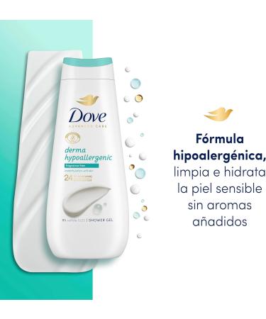  Dove Dove Hypo-Allergenic Douchecreme Derma 400ml - Buy Online on GoSupps.com