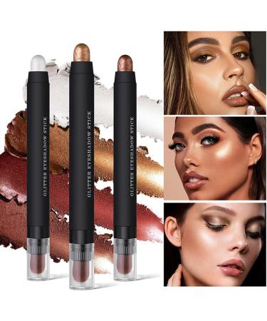 B tonnet Paupi res | 8 Pi ces Stylo Paupi res Imperm able - Effet Lumi re & Brillant - Liner Cr meux Multi-Usage Pour Femmes & Filles - Maquillage F te & Beaut  - Buy Online on GoSupps.com