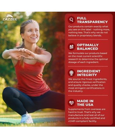 Zazzee Extra Strength Red Yeast Rice 10:1 Extract Capsules - 1200mg, Citrinin Free - 200 Vegan Capsules - Supports Cardiovascular Health - Buy Online on GoSupps.com
