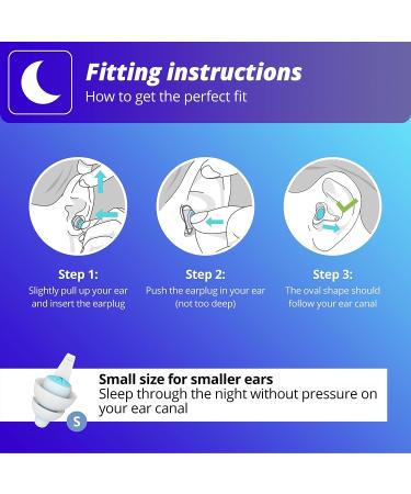 Alpine SleepDeep Mini - Soft Ear Plugs for Sleeping and Concentration - New 3D Oval Shape and Noise Reducing Gel for Better Attenuation - 27dB - Ideal for Side Sleeper - 1-Pair Reusable: S - Buy Online on GoSupps.com