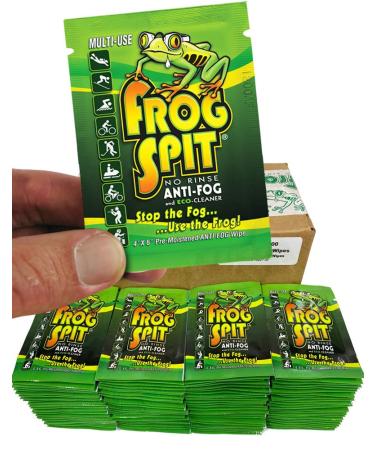 Box of 100 FrogSpit Anti Fog Wipes