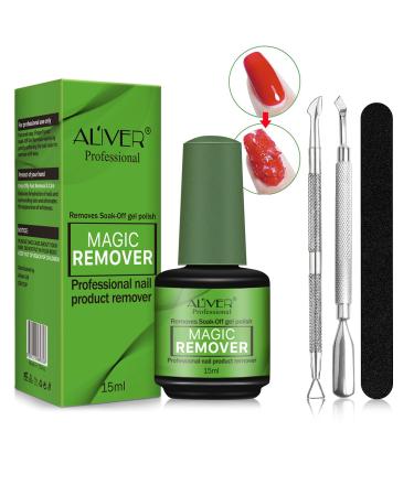 Professional Gel Nail Remover Quick Remove Nail Polish Remover tool 3 set Easy to Use 3-5 Minutes Gel Remover for Nails Tool Not Hurt Nails