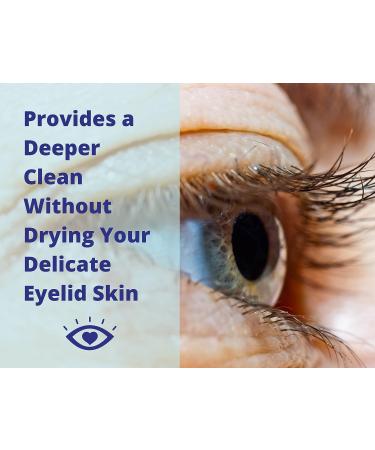 Heyedrate Tea Tree Eyelid Cleanser Foam - Gentle Eye & Facial Scrub with Cucumber, Lavender & Plant Extracts (50 mL) - Buy Online on GoSupps.com