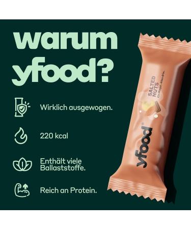 Barre yfood Salted Nuts barre prot in e emporter THIS IS FOOD 14 g de prot ines 25 vitamines et min raux (12 x 60 g) - Buy Online on GoSupps.com