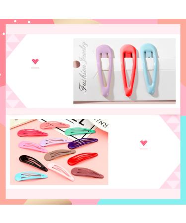 6Pcs 5CM Royal Blue Snap Hair Clips School Colours Hair Accessories for Girls & Women - Buy Online on GoSupps.com