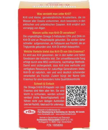 O Krill3 Omega-3 Krill Oil Capsules - Premium Omega-3 Support for Heart & Joint Health | International Shipping Available - Buy Online on GoSupps.com