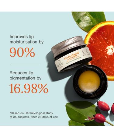 Juicy Chemistry Blood Orange & Rosehip Organic Lip Balm - Best for Pigmented & Chapped Lips | 5 Gm | International Shipping - Buy Online on GoSupps.com