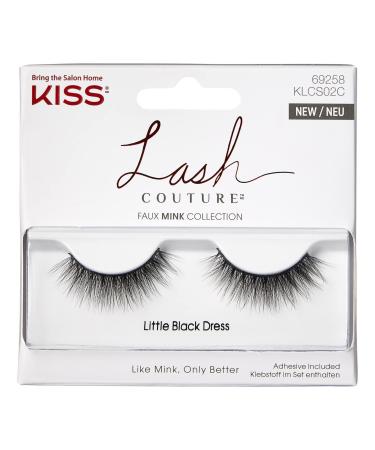KISS LASH COUTURE SINGLES - Little Black Dress Black 1 Pair (Pack of 1)