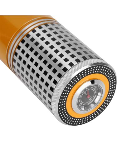 Travel Cigar Tubes Portable Cigar Holders for Cigar Moisturizing Christmas Gifts Birthday Gifts Friends Relatives (Yellow) - Buy Online on GoSupps.com