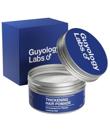 Thickening Hair Pomade For Men - Medium Hold - Matte Finish - Contains Biotin For Fuller Thicker Stronger Looking Hair