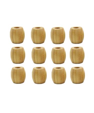 Bamboo Toothbrush Holder Pack of 12 Biodegradable and Eco friendly