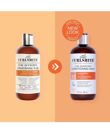 Curlsmith Curl Quenching Conditioning Wash - Nettoyant Co-wash co-wash sans sulfates pour tous types de boucles v gan et non test sur les animaux (32 oz) Curlsmith Curl Quenching Conditioning Wash - Jumbo - Buy Online on GoSupps.com