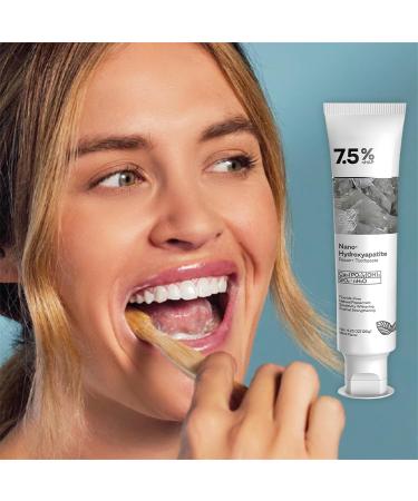 Nano Hydroxyapatite Repair & Protect Toothpaste Strengthens Enamel Reduces Sensitivity Hydroxyapatite Toothpaste Fresh Mint Flavor for Sensitive Teeth (2) - Buy Online on GoSupps.com